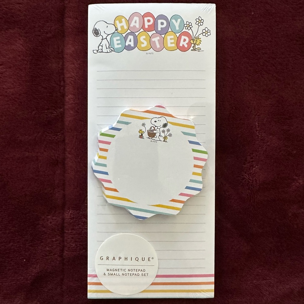 NWT ~ Graphique Happy Easter Magnetic Notepad Set